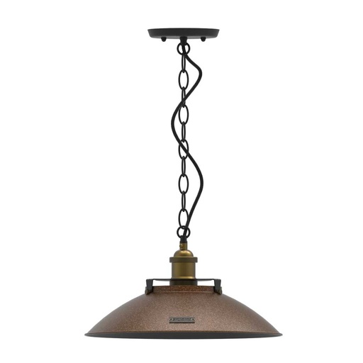 [3176278] LUMINARIA DECORATIVA COLGANTE 1XE27 ULFERRUM NEGRO UL