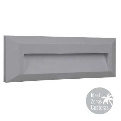 [3TE801G] LUMINARIA LED SOBREPONER EN MURO GRIS 1.5W 127V 120LM 40000K IP65