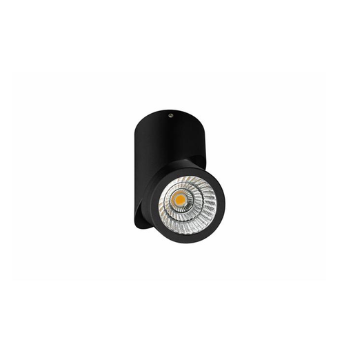 [3TE0730N] LUMINARIA LED SPOT SOBREPONER NEGRO 6.5W 100-240V 570LM 3000K