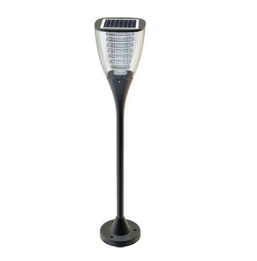 [O170365] LUMINARIA SOLARIS BOLLARD NEGRO 100LM 3000K IP65