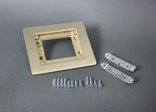 [W02817] MARCO CAJA PISO 880 OMNIBOX 1 GANG INSERTO CM BRONCE WIREMOLD 817B