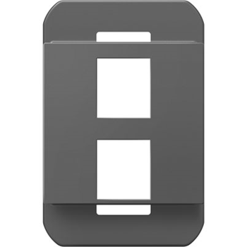 [221FM1] MARCO MONTAJE JACK KEYSTONE 2 PUERTOS MAGNESIO ADORNE AC2PFM1