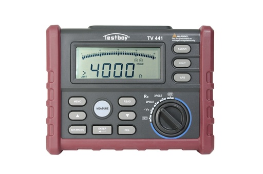[TBTV441] MEDIDOR DIGITAL DE RESISTENCIA DE TIERRA. TESTBOY