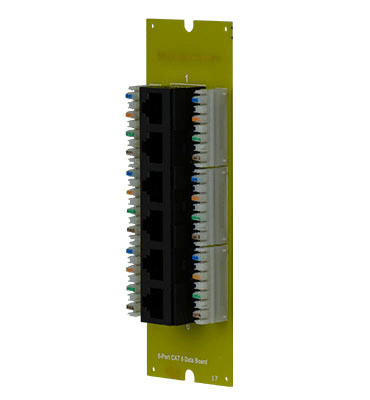 [PNQ0606] MODULO DATOS RJ45 6 PUERTOS CAT6 MDU P/GABINETE ONQ AC0606