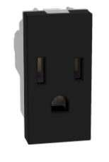 [226JB4129] MODULO TOMA 2P 3H 15A 125V NEGRO MATIXGO JB4129