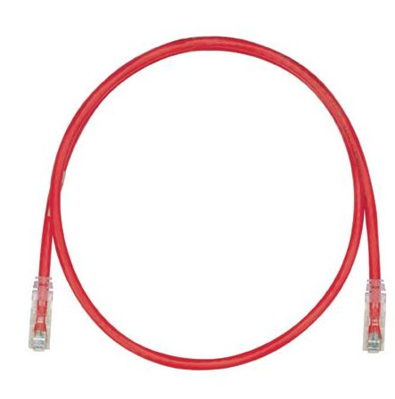 [P065RD] PATCH CORD CAT6 1.5MT/5PIES ROJO PANDUIT UTPSP5RDY
