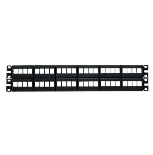 [PNK48M] PATCH PANEL 48 PUERTOS MODULAR NET KEY 2 UR NKFP48Y