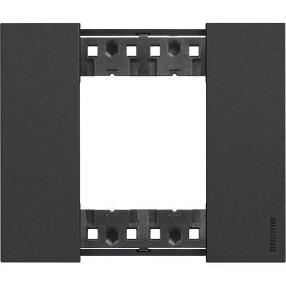 [2144802KG] PLACA 2 MODULOS NEGRO LIVING NOW KA4802KG