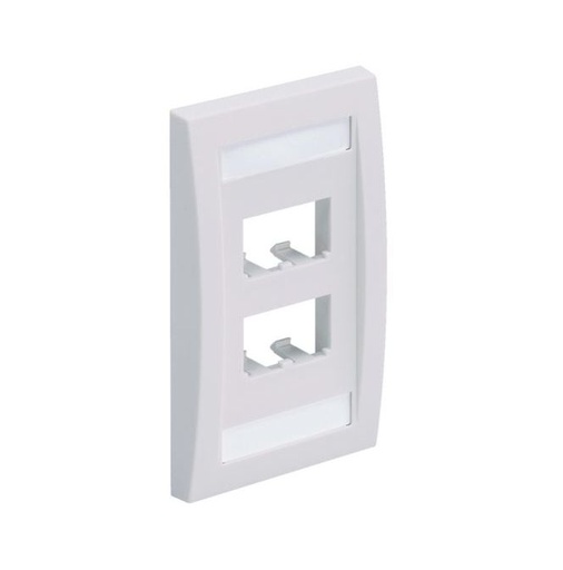 [P04FPE4IWY] PLACA 4 MODULOS VERTICAL EJECUTIVA MARFIL PANDUIT CFPE4IWY