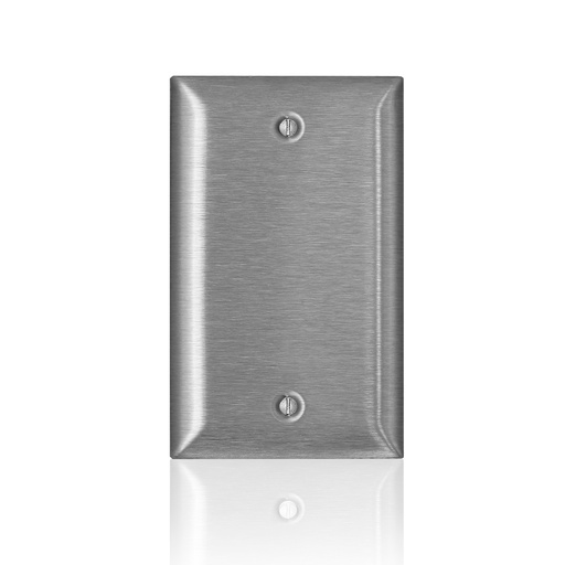 [LEVSS13-40] PLACA ACERO INOX CIEGA 1 GANG SS13-40