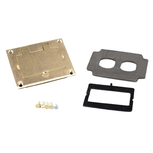 [Q0828GFITC] PLACA CAJA PISO 880 OMNIBOX 1 GANG GFI BRONCE WIREMOLD 828GFITC