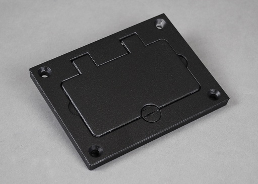 [W01828BK] PLACA CAJA PISO 880 OMNIBOX 1 GANG GFI NEGRO WIREMOLD 828GFITCAL-BK