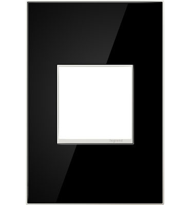 [2211241] PLACA ESPEJO 1 GANG NEGRO MIRROR BLACK ADORNE AWM1G2MB4