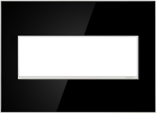 [221343] PLACA ESPEJO 3 GANG NEGRO MIRROR BLACK ADORNE AWM3GMB4