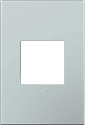 [221BL6] PLACA PLASTICA 1 GANG AZUL PALE BLUE ADORNE AWP1G2BL6