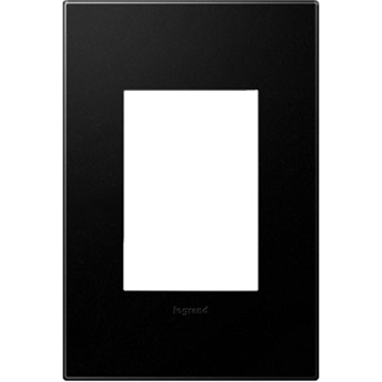 [221R4] PLACA PLASTICA 1 GANG+ GRAFITO ADORNE AWP1G3GR4