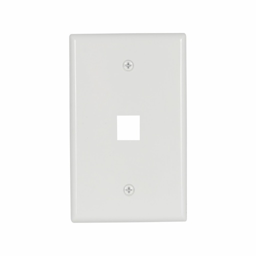 [450510W] PLACA PLASTICA 1 MODULO KEYSTONE BLANCO 5510W-MSP