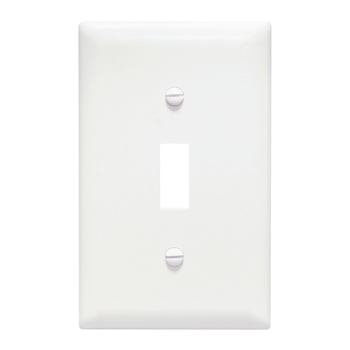 [D0411] PLACA PLASTICA APAGADOR SENCILLO PALANCA 1 GANG BLANCO TP1W