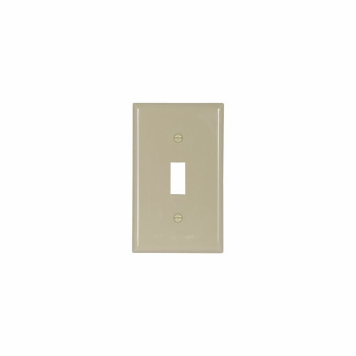 [450134V] PLACA PLASTICA APAGADOR SENCILLO PALANCA 1 GANG MARFIL 5134V