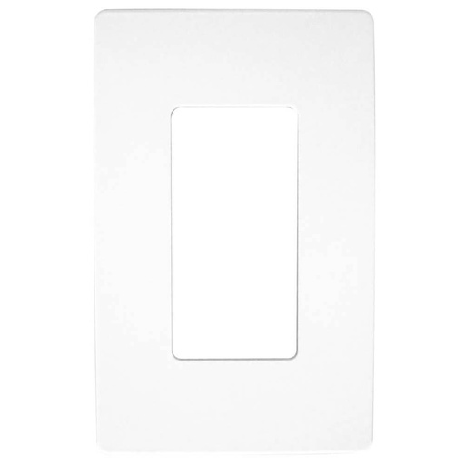 [E072151WS] PLACA PLASTICA PRESION DECOR 1 GANG BLANCA 2151STW