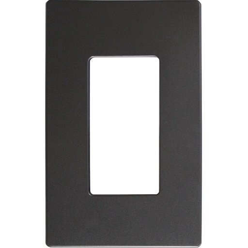 [E072151BK] PLACA PLASTICA PRESION DECOR 1 GANG NEGRA  2151STBK