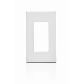 [LEV80301-SW] PLACA PLASTICA PRESION DECORA 1 GANG BLANCO 80301-SW