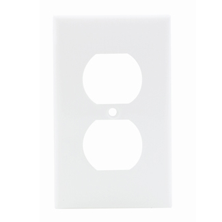 [LEV80703-W] PLACA PLASTICA TOMA DOBLE / APAGADOR DOBLE PALANCA BLANCO 80703-W