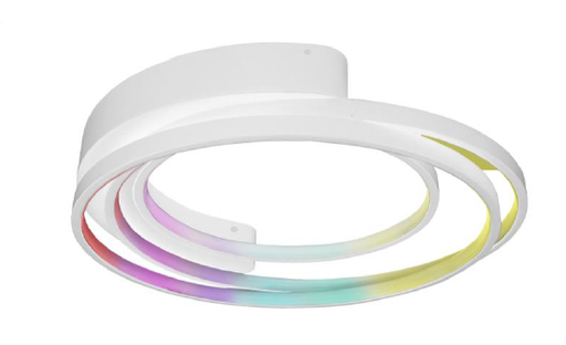 [O179394] PLAFON LED CEILING DECO SMART 27W 100-240V 1850lm RGB-2.7K-6.5K BLANCO