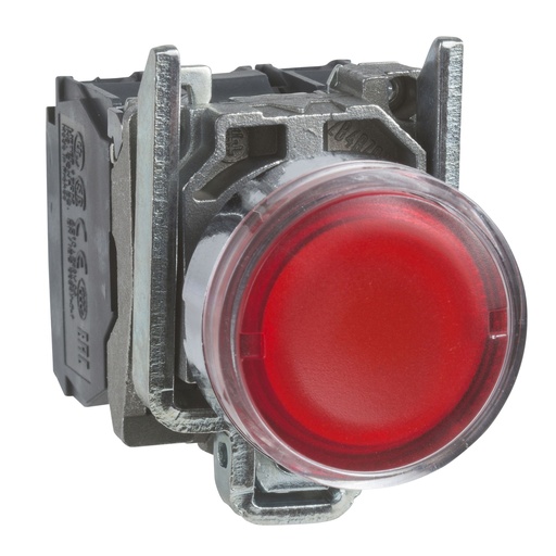 [99734B5] PULSADOR ILUMINADO ROJO XB4BW34B5