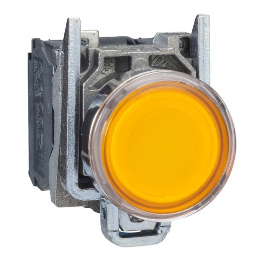 [99735M5] PULSADOR RASANTE ILUM C/CONTACTOS NA+NC, 230-240V XB4BW35M5