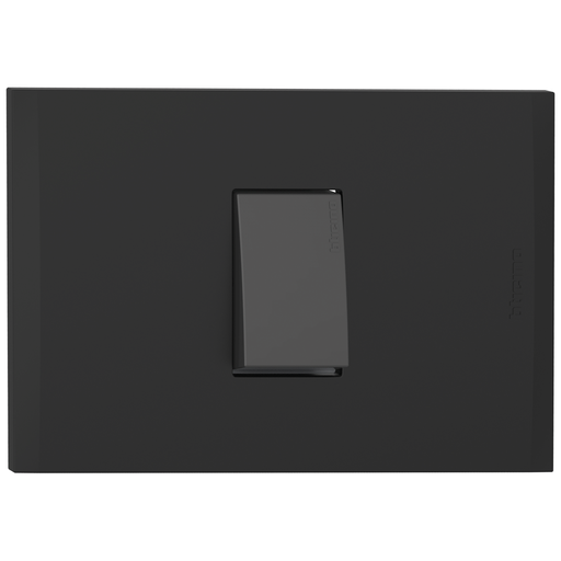 [2132102NG] PULSADOR TIMBRE 1P 10A 125V NEGRO NOBILE AF2102EANG