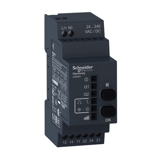 [931200] Receptor programable AC/DC - 2 salidas Relé ZBRRA