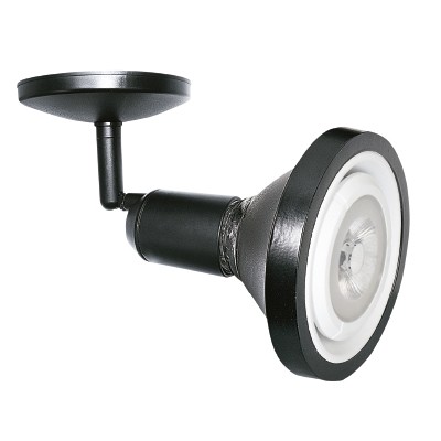 [3TE400N] REFLECTOR DIRIGIBLE PARA PAR38 E27 100-240V NEGRO 60YS400MVN