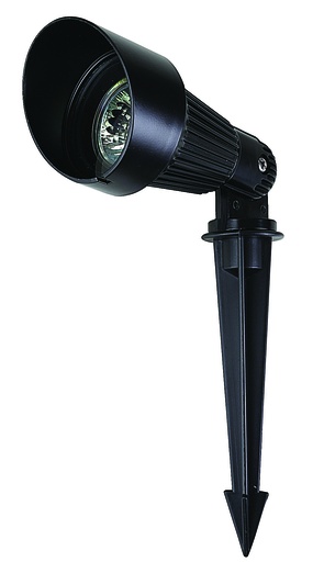 [3TE750V] REFLECTOR JARDIN NEGRO CON ESTACA MR16 12V O 120V IP45 H-750-V/N