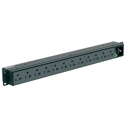[P04MRPSH20] REGLETA (PDU) HORIZONTAL RACK 120V, 20A, 12(5-20R), P12B19M  PANDUIT