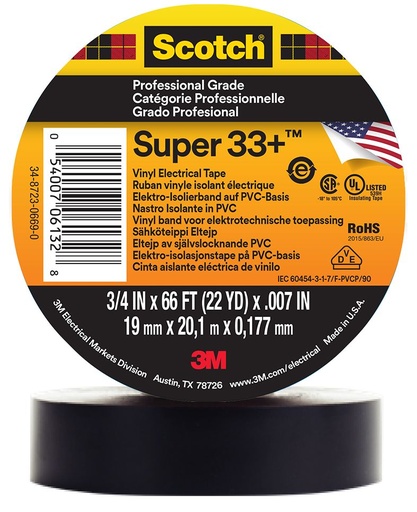 [B1733] ROLLO DE TAPE SUPER 33+ 19.0MM