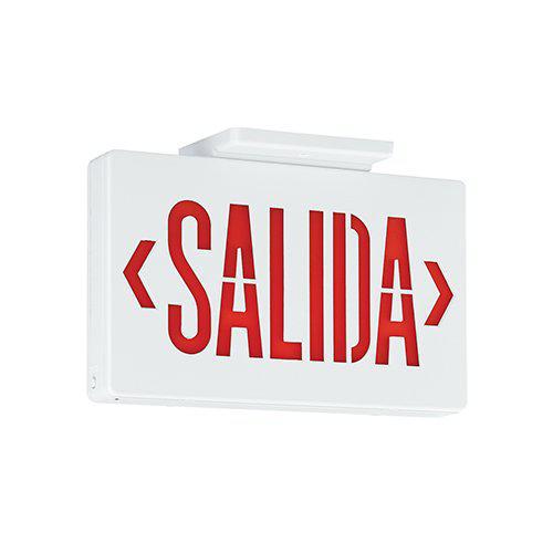 [3CL7RG] ROTULO DE SALIDA ROJO O VERDE PARED/CIELO 120-277V UL APX7RGSAL