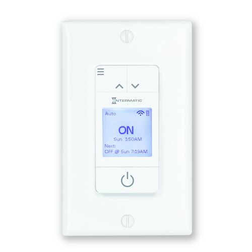 [ITMSTW700W] TEMPORIZADOR PARED WIFI 1P/3V 15A 125V BLANCO STW700W INTERMATIC