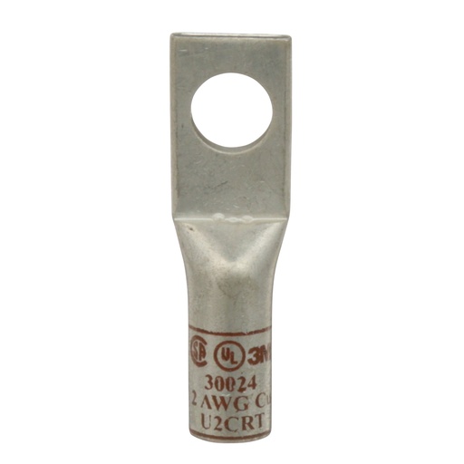[B0730024] TERMINAL 3M 30024 UN OJO 3/8" CAL 2 AWG BARRIL CORTO
