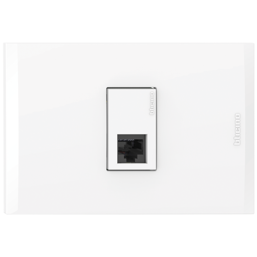 [2132079EB] TOMA DATOS SENCILLO RJ45 CAT.6 BLANCO NOBILE AF2079E1B