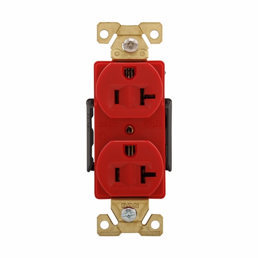 [4505362RD] TOMA DOBLE INDUSTRIAL 2P 3H 20A 125V NEMA 5-20R ROJO AH5362RD