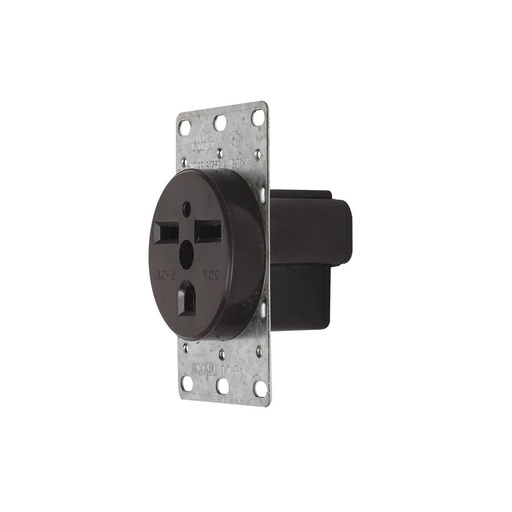 [E021234] TOMA EMPOTRAR ENTRADA RECTA 2P 3H 30A 250V NEMA 6-30R #1234