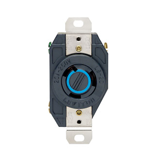 [LEV2320] TOMA EMPOTRAR MEDIA VUELTA 2P 3H 20A 250V NEMA L6-20R 2320