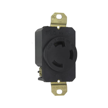 [D02530R] TOMA EMPOTRAR MEDIA VUELTA 2P 3H 30A 125V NEMA L5-30R P&S L530R