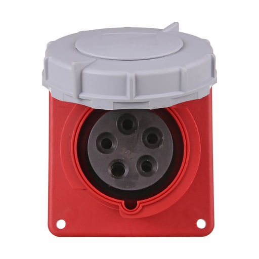 [450520R7W] TOMA EMPOTRAR PIN&SLEEVE 3F 20A 277/480V 4P 5H 7 HORAS ROJO AH520R7W
