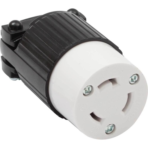 [E01620C] TOMA EXTENSION MEDIA VUELTA 2P 3H 20A 250V NEMA L6-20R L620-C