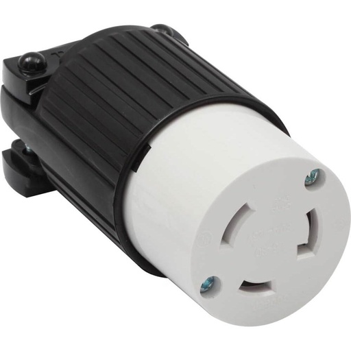 [E09530C] TOMA EXTENSION MEDIA VUELTA 2P 3H 30A 125V NEMA L5-30R L530C
