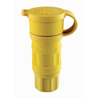 [LEV15W47] TOMA EXTENSION WETGUARD 2P 3H 15A 125V NEMA 5-15R IP69K AMARILLO 15W47