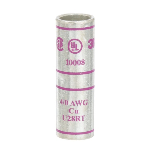 [B068] UNION 3M 10008 ENTALLAR CU CAL 4/0 AWG BARRIL CORTO